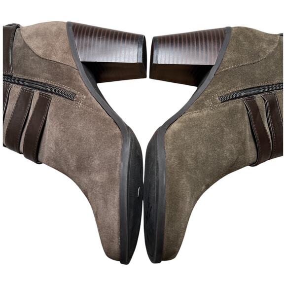 INC International Concepts Laini Women's Size 12 Ankle Boots Zip Buckles Booties - Picture 12 of 15